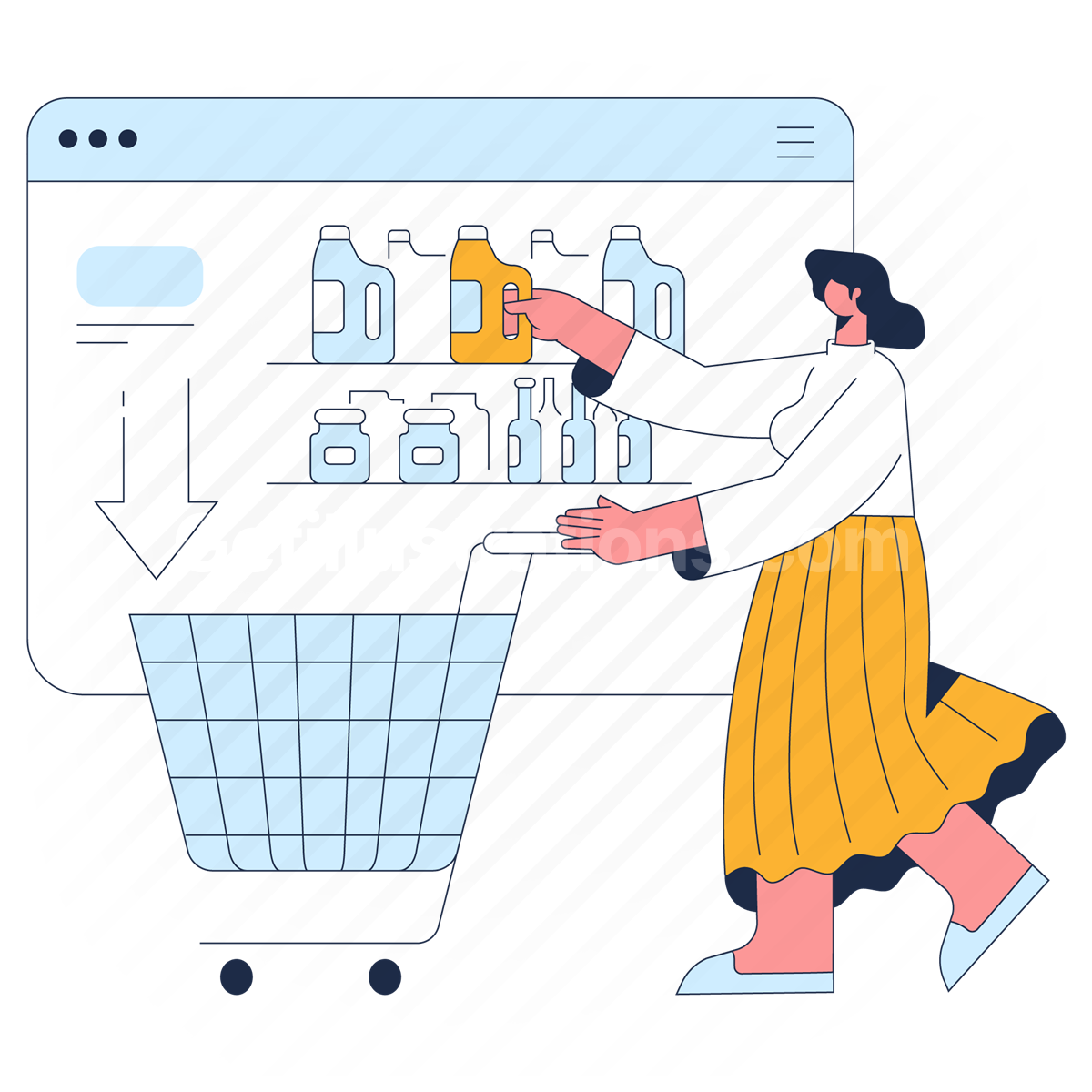 shop, online, store, groceries, cart, basket, add to cart